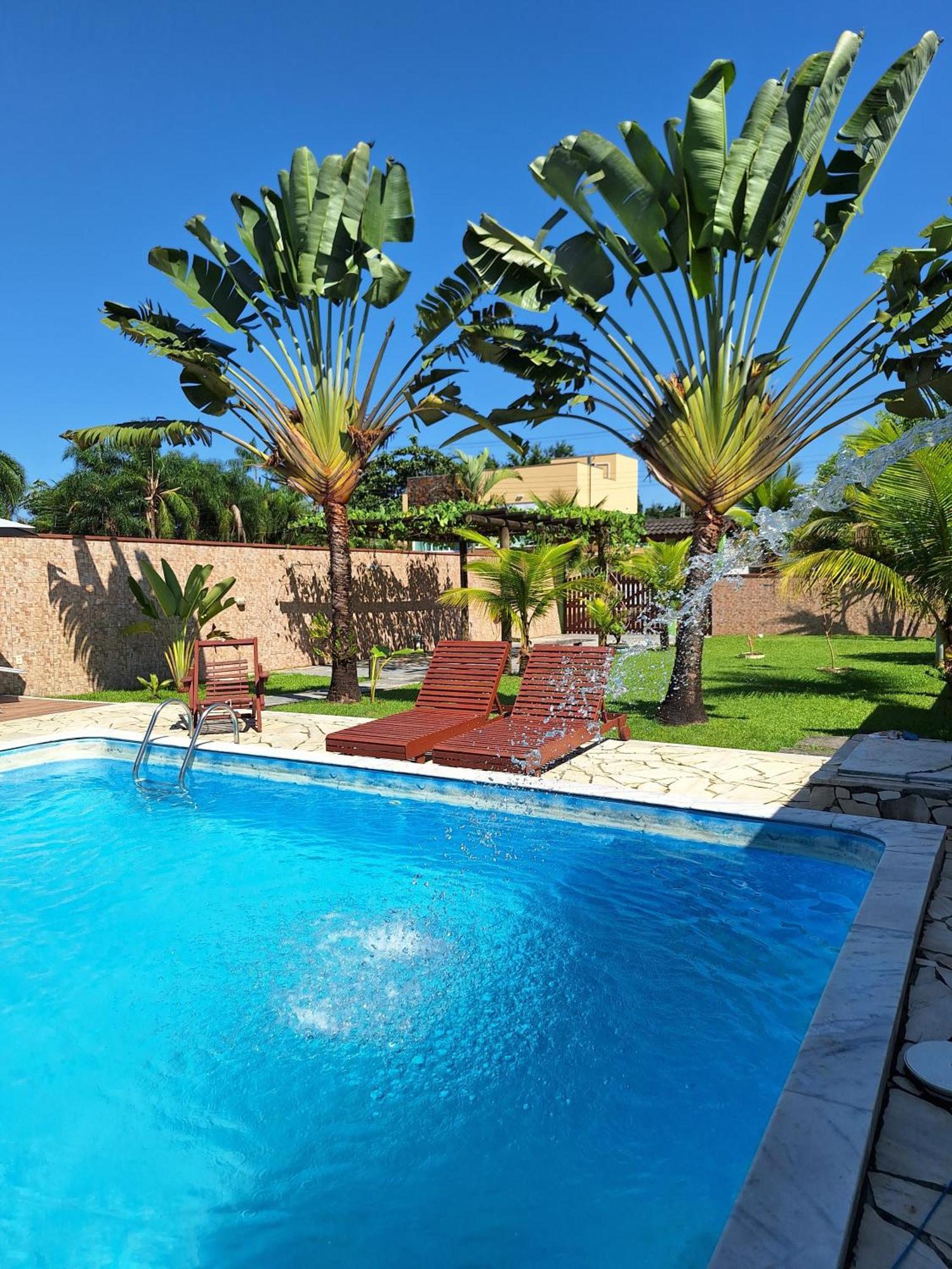 Casa com piscina 2 dormitórios com wi-fi Caraguatatuba Exterior foto