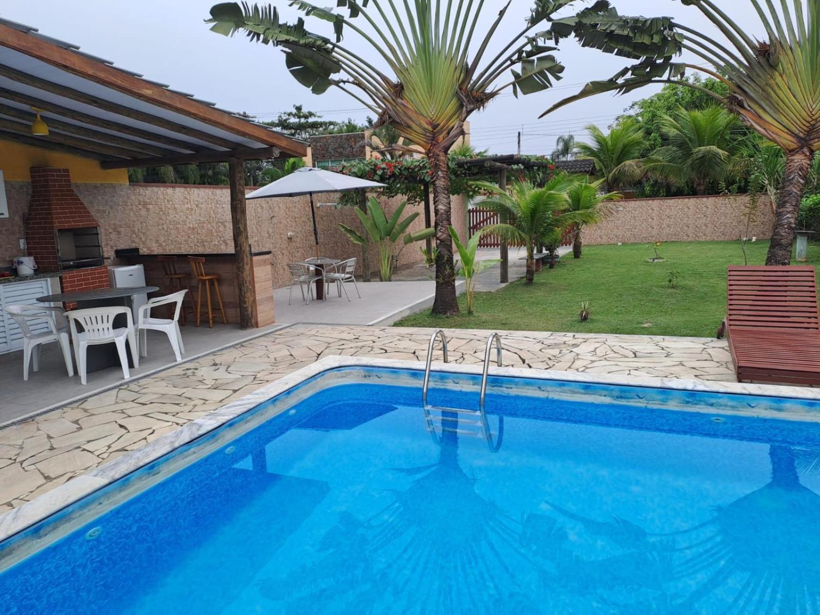 Casa com piscina 2 dormitórios com wi-fi Caraguatatuba Exterior foto
