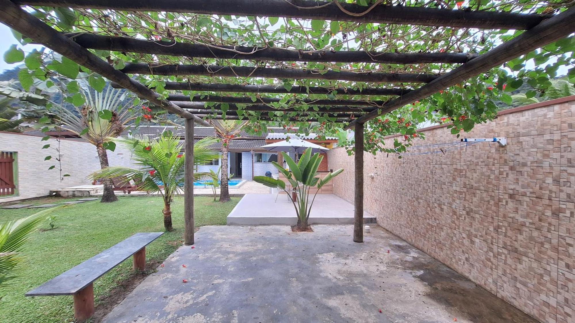 Casa com piscina 2 dormitórios com wi-fi Caraguatatuba Exterior foto